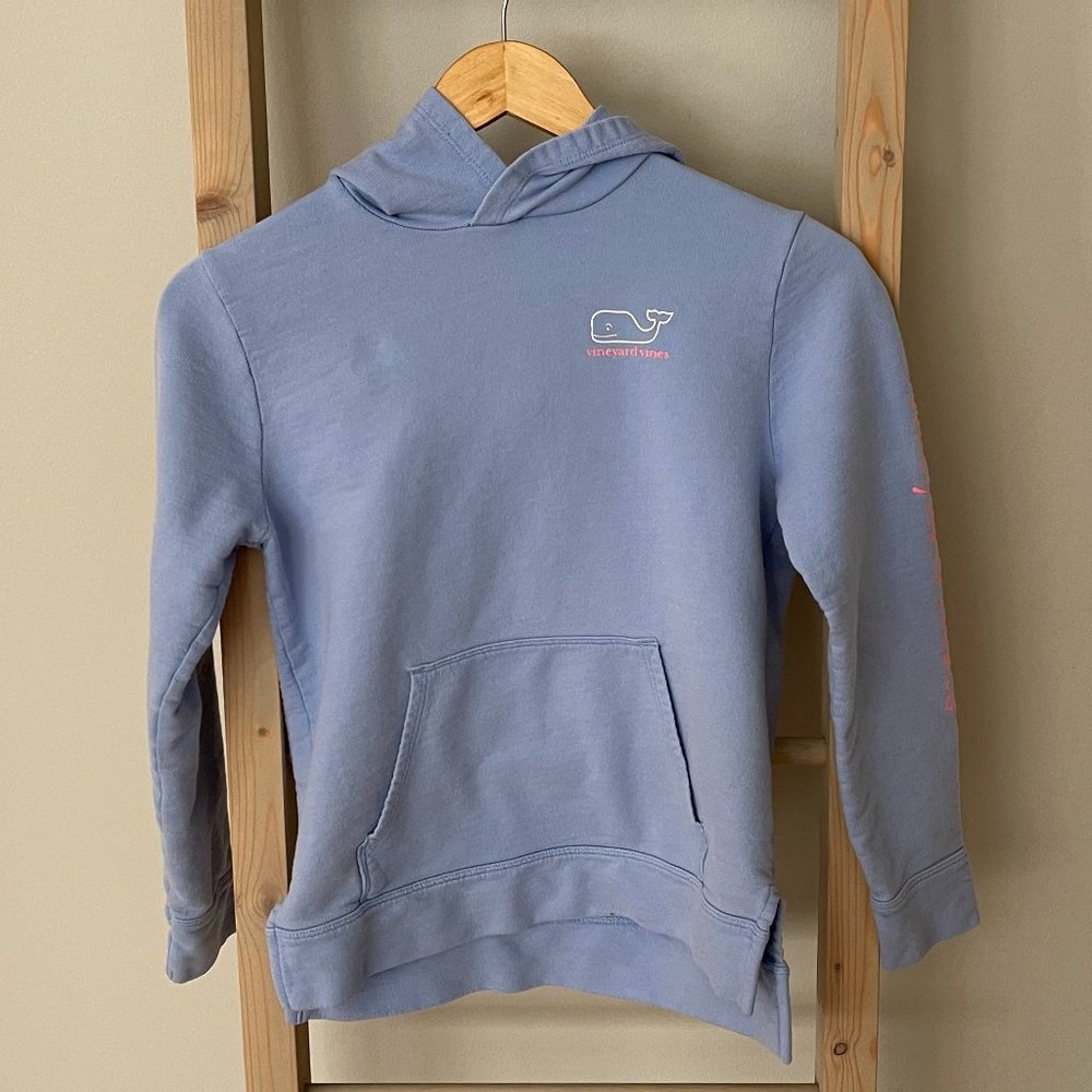Vineyard Vines Blue Sweatshirt w/hoodie (10-12)